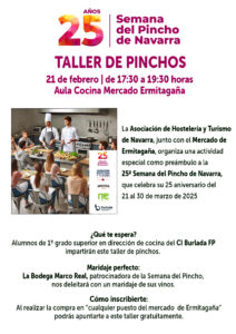 Cartel Taller de Pinchos